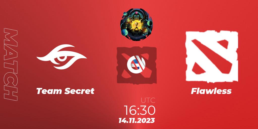Team Secret VS Flawless