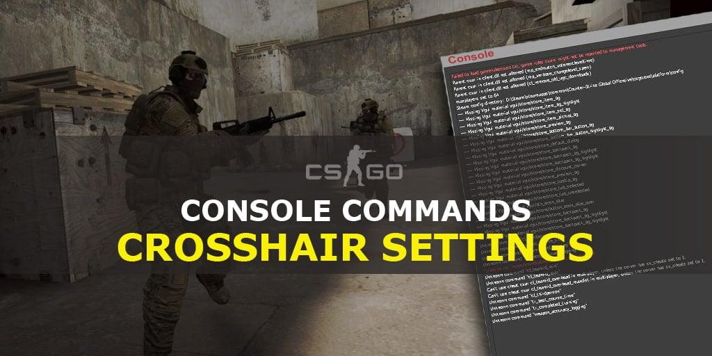 Kommandoer til opsætning af trådkorset i CS:GO gennem konsollen